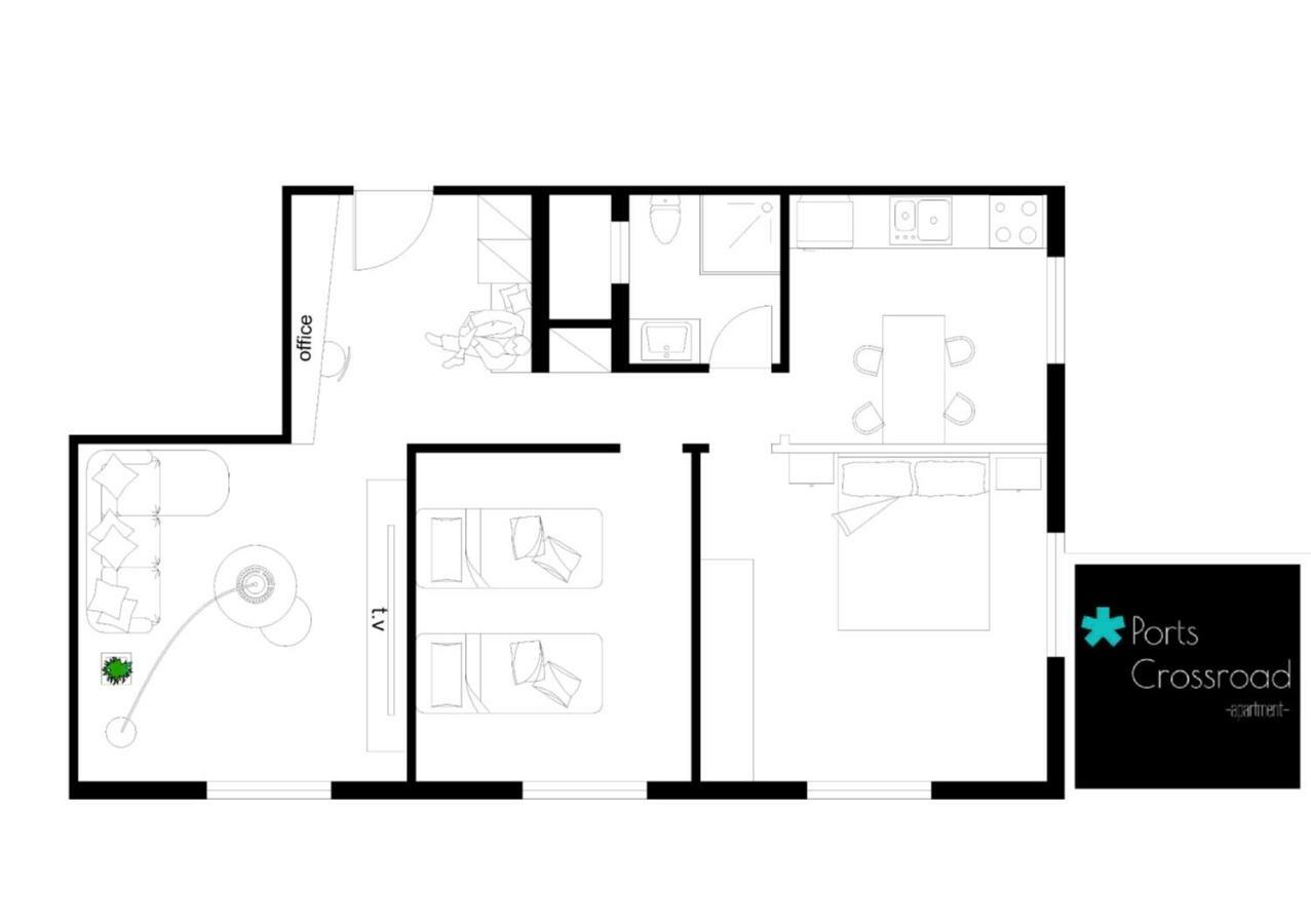 Ports Crossroad C Apartment Пирея Екстериор снимка